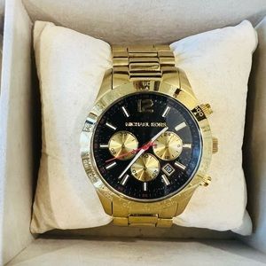 Pre-owned Michael Kors men’s watch! Gold!